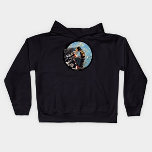 Samurai art #samurai Kids Hoodie